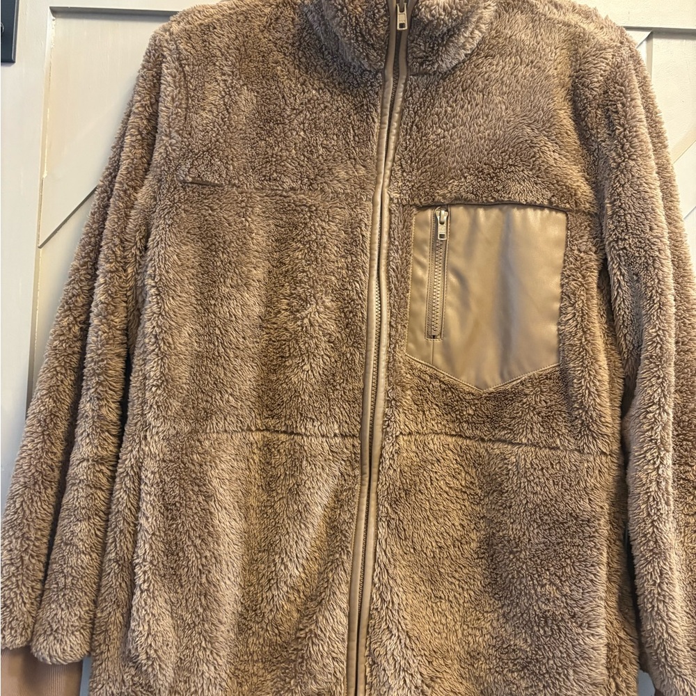 CAbi Theodore Brown Sherpa Jacket